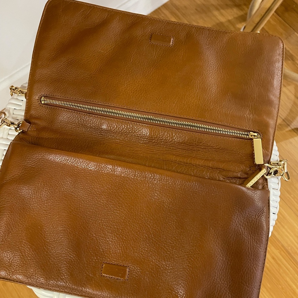 Tory Burch Brown Leather Clutch - Picture 3 of 3